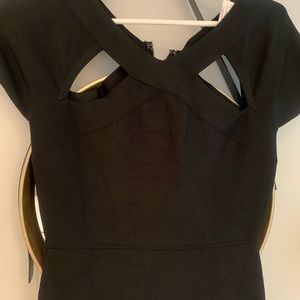 BCBG black bandage dress